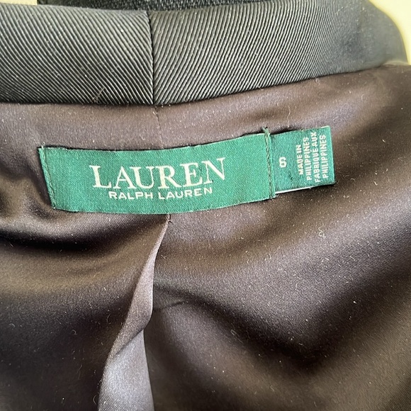 Ralph Lauren Women’s Sequin Single Breast Lined Heavy Blazer Jacket Size 6 - Picture 10 of 16